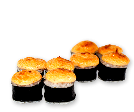 Маки запеченные с креветками